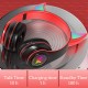 Cat Ear Wireless Gaming Headset bluetooth 5.0 Headphones LED Light Support TF Card Play