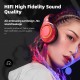 EL-A2 bluetooth 5.0 Gaming Headphones HIFI 3D Stereo Bass Wireless RGB Light PC Headsets With Microphone for PS4 Laptop Tablet