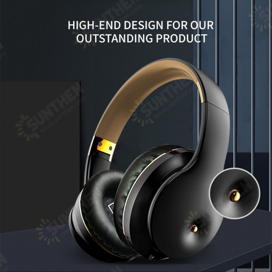 EL-B5 Wireless bluetooth Headphone Super Bass Stereo NFC Foldable Head-Mounted Sports Gaming Headset with Mic