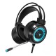 G60 7 Color Breathing Lamp Stereo Hifi Surround Sound Wired Headphones with Microphone for PC Laptop Game Headset