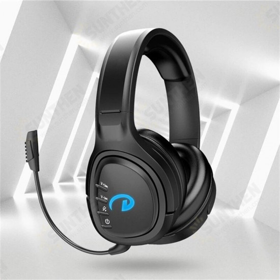 GW100 bluetooth Headphones LED Wireless Earphone Stereo Heavy Bass Auriculares Fone Gamer Earbuds Head Wear Wired Noise Canceling Gaming Headset with Mic