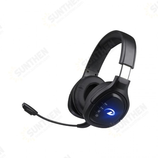 GW100 bluetooth Headphones LED Wireless Earphone Stereo Heavy Bass Auriculares Fone Gamer Earbuds Head Wear Wired Noise Canceling Gaming Headset with Mic