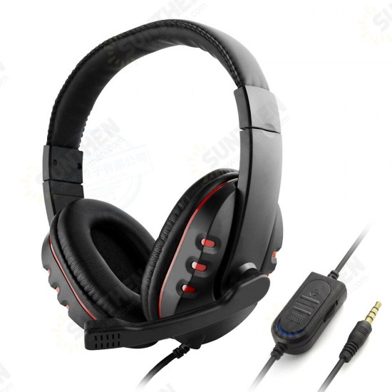 Gaming Headphones 40mm Drivers Surround Sound Bass 3.5mm Head-Mounted Wired Headset with Mic for Gamer Gaming Headphones 40mm Drivers Surround Sound Bass 3.5mm Head-Mounted Wired Headset with Mic for Gamer