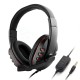 Gaming Headphones 40mm Drivers Surround Sound Bass 3.5mm Head-Mounted Wired Headset with Mic for Gamer