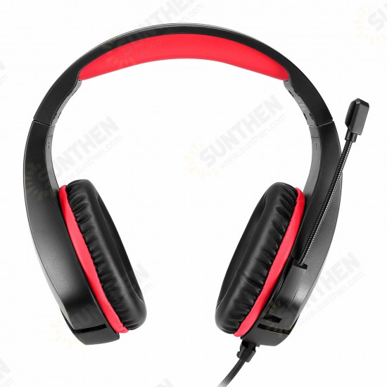 J10 Gaming Headset USB 7.1 3.5mm Wired Deep Bass Stereo LED Light Headphone with Mic for PS4 Xbox PC Laptop Gamer