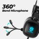 S100 Gaming Headset 7.1 Virtual 3.5mm USB Wired Earphones RGB Light Game Headphones Noise Cancelling with Microphone