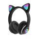 STN-28 Wireless bluetooth Headphones Cute Kids Headset HIFI Bass FM Radio TF Card AUX-In RGB Luminous Foldable Cute Cat Ear Headset with Mic STN-28 Wireless bluetooth Headphones Cute Kids Headset HIFI Bass FM Radio TF Card AUX-In RGB Luminous Foldable Cute Cat Ear Headset with Mic