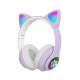 STN-28 Wireless bluetooth Headphones Cute Kids Headset HIFI Bass FM Radio TF Card AUX-In RGB Luminous Foldable Cute Cat Ear Headset with Mic STN-28 Wireless bluetooth Headphones Cute Kids Headset HIFI Bass FM Radio TF Card AUX-In RGB Luminous Foldable Cute Cat Ear Headset with Mic