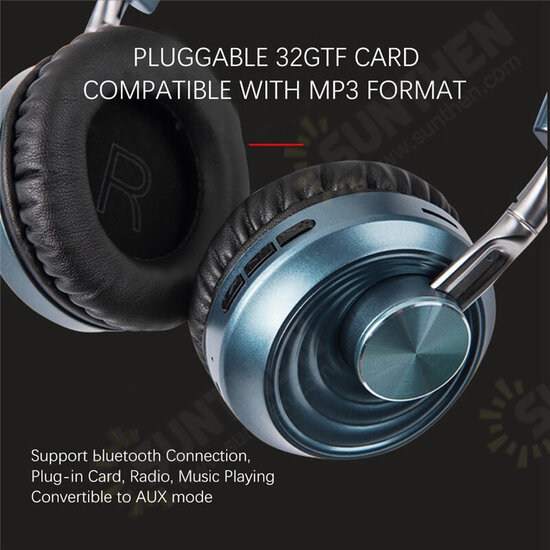 VJ083 Wireless bluetooth Headphones HIFI Noise Reduction TF Card Aux-In Headset Foldable Head-Mounted Sports Music Earphone with Mic VJ083 Wireless bluetooth Headphones HIFI Noise Reduction TF Card Aux-In Headset Foldable Head-Mounted Sports Music Earphone with Mic