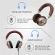 VJ083 Wireless bluetooth Headphones HIFI Noise Reduction TF Card Aux-In Headset Foldable Head-Mounted Sports Music Earphone with Mic