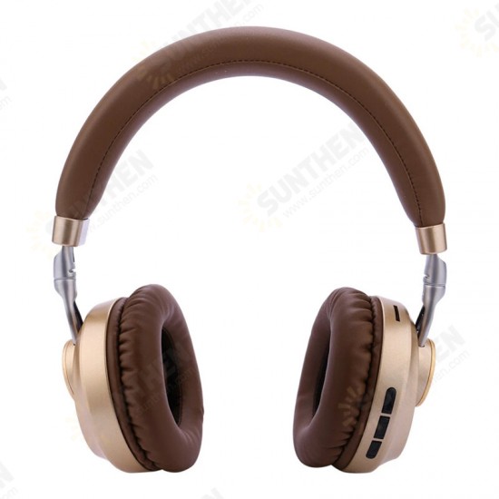 VJ083 Wireless bluetooth Headphones HIFI Noise Reduction TF Card Aux-In Headset Foldable Head-Mounted Sports Music Earphone with Mic