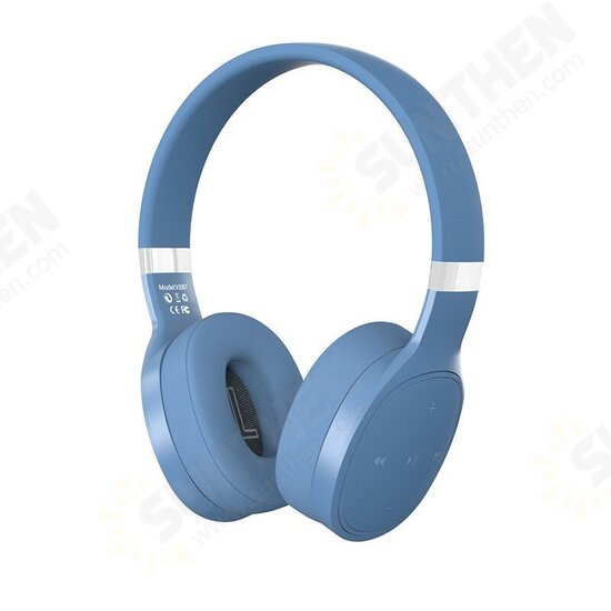 VJ087 Wireless bluetooth 5.0 Headphone Deep Bass HiFi Stereo Sound Head-mounted Portable Foldable Sports Headset With Microphone