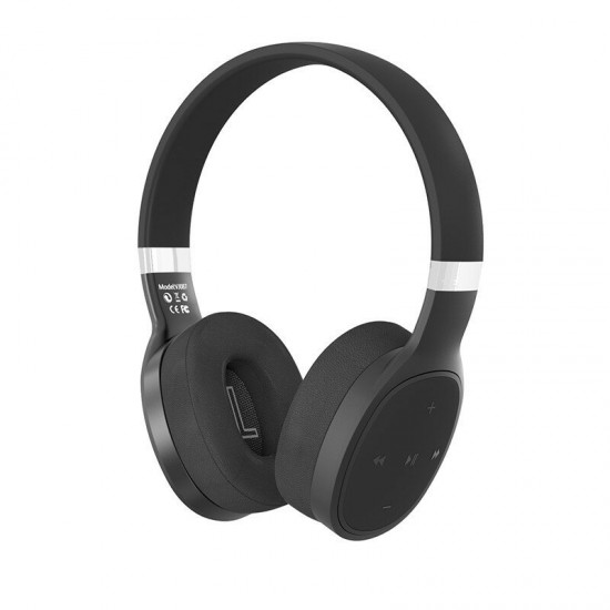 VJ087 Wireless bluetooth 5.0 Headphone Deep Bass HiFi Stereo Sound Head-mounted Portable Foldable Sports Headset With Microphone
