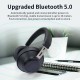 BT5 Over-ear bluetooth Headphone 57mm Driver Stereo Deep Bass Headset Wireless Headsets with Mic for PC Gaming
