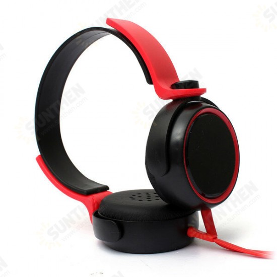 Colourful 3.5mm Stereo Headphone Over Ear Earphone Headset With Microphone