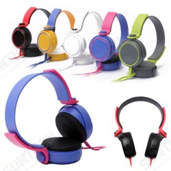 Colourful 3.5mm Stereo Headphone Over Ear Earphone Headset With Microphone Colourful 3.5mm Stereo Headphone Over Ear Earphone Headset With Microphone