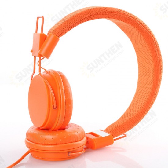 EP05 Portable Folding Colorful Wired Headset Sports Running Mp3 Stereo Headphone Universal For Mobile Phone Computer