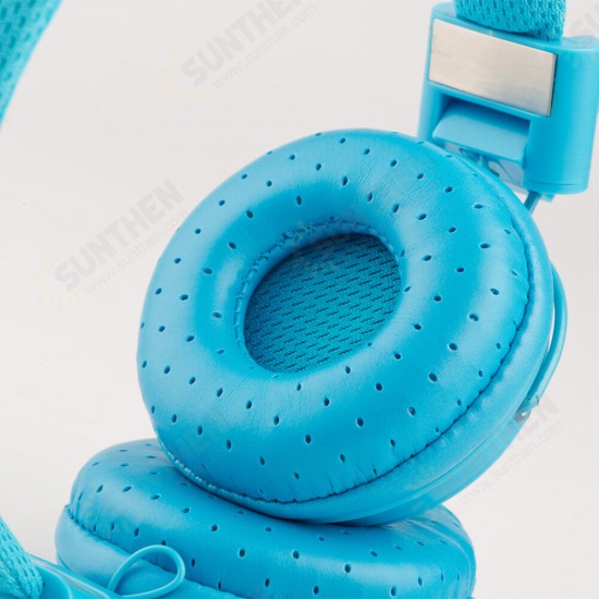 EP05 Portable Folding Colorful Wired Headset Sports Running Mp3 Stereo Headphone Universal For Mobile Phone Computer