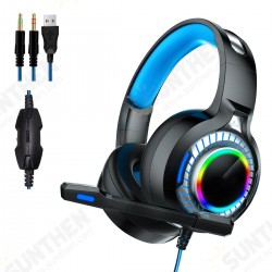 Gaming Headphone LED Light 7.1 USB Headset With Noise Isolation Mic for PS4 XBOX Laptop Gaming Headphone LED Light 7.1 USB Headset With Noise Isolation Mic for PS4 XBOX Laptop
