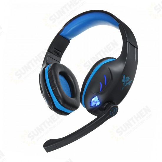 IN-968 3.5mm Gaming Headset Headphone LED Surround Sound MIC For PC Laptop PS4 Xbox