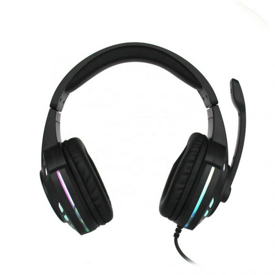 KM666 Gaming Headphones Super Stereo Wired Headset Bass Earphone with Mic Noise Cancelling for Lapop