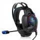 Y2 Wired Gaming Headphones Super Bass Stereo Dual Dynamic Drivers Active Noise Reduction Earphone 7.1 Channel RGB Luminous Gaming Headset with Mic