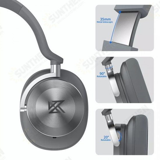 KZ T10 Wireless bluetooth Headphone Active Double-Fed Noise Cancelling with 5 HD Microphone Multiple Modes Hi-Res Sound Gaming Headset KZ T10 Wireless bluetooth Headphone Active Double-Fed Noise Cancelling with 5 HD Microphone Multiple Modes Hi-Res Sound Gaming Headset
