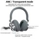 KZ T10 Wireless bluetooth Headphone Active Double-Fed Noise Cancelling with 5 HD Microphone Multiple Modes Hi-Res Sound Gaming Headset