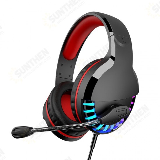 M18 Gaming Headphones Luminous Colorful Headset 3.5mm Stereo Earphone with Microphone For XBox PS4 Gamer Laptop PC Tablet