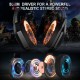 K10 Gaming Headphones 50mm Drivers Unit Noise Reduction RGB Light Wired Headset with Mic