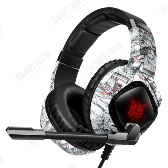 K19 Gaming Headset Stereo Headset USB 3.5mm Over-head Headphone Noise Canceling Comfortable LED Lights Earphones With Adjustable Mic K19 Gaming Headset Stereo Headset USB 3.5mm Over-head Headphone Noise Canceling Comfortable LED Lights Earphones With Adjustable Mic