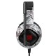 K19 Gaming Headset Stereo Headset USB 3.5mm Over-head Headphone Noise Canceling Comfortable LED Lights Earphones With Adjustable Mic