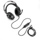 M190 PS4 Gaming Headset Over-ear Stereo Bass Headphone with Noise Isolation Mic for PS4 XBox One PC Mobile Phones