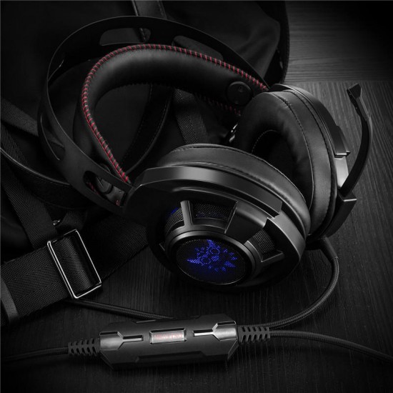 M190 PS4 Gaming Headset Over-ear Stereo Bass Headphone with Noise Isolation Mic for PS4 XBox One PC Mobile Phones