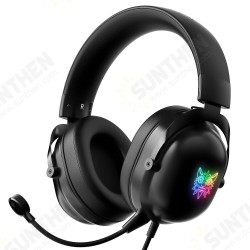X11 Gaming Headphones 50MM Drivers Stereo Noise Reduction Luminous Adjustable Headband Head-Mounted Wired Headset with Detachable Mic X11 Gaming Headphones 50MM Drivers Stereo Noise Reduction Luminous Adjustable Headband Head-Mounted Wired Headset with Detachable Mic
