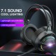 PSH-100 Gaming Headset 7.1 Surround Sound E-sports Wired Over Ear Stereo Headphones with Microphone For PS4 Computer Game PC Laptop