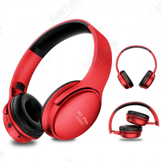 PTM H1 Pro Gaming Headphone Wireless bluetooth Headset Stereo Foldable TF Card 3.5mm Aux Headphone with Mic PTM H1 Pro Gaming Headphone Wireless bluetooth Headset Stereo Foldable TF Card 3.5mm Aux Headphone with Mic