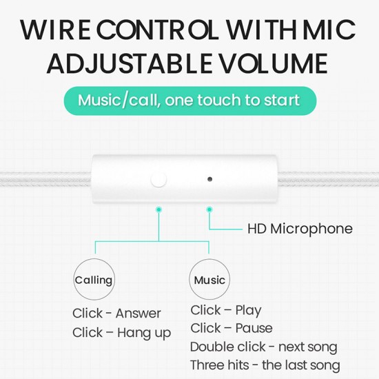 C20 Wired Headphones Over Ear Headset Stereo Bass Earphones HiFi Sound Music with Mic for phone PC