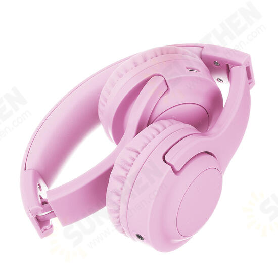 E3 Portable Foldable Kids Headphone bluetooth Wireless Headset Built-in Mic with Type-C Charging