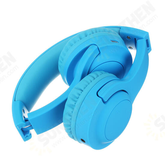 E3 Portable Foldable Kids Headphone bluetooth Wireless Headset Built-in Mic with Type-C Charging