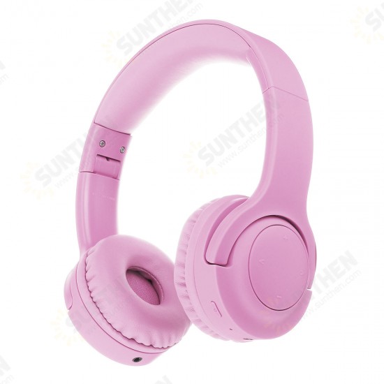 E3 Portable Foldable Kids Headphone bluetooth Wireless Headset Built-in Mic with Type-C Charging