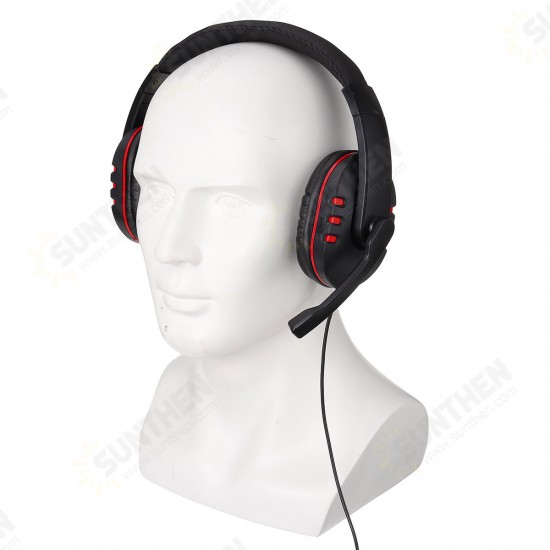 Portable Gaming Headset 3.5mm Stereo Surround Gamer Wired Headphone With Mic for PC Computer PS4 Xbox Portable Gaming Headset 3.5mm Stereo Surround Gamer Wired Headphone With Mic for PC Computer PS4 Xbox