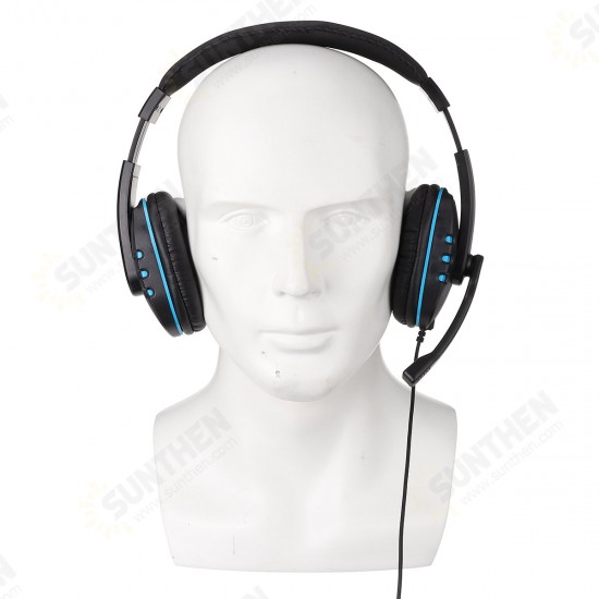 Portable Gaming Headset 3.5mm Stereo Surround Gamer Wired Headphone With Mic for PC Computer PS4 Xbox Portable Gaming Headset 3.5mm Stereo Surround Gamer Wired Headphone With Mic for PC Computer PS4 Xbox