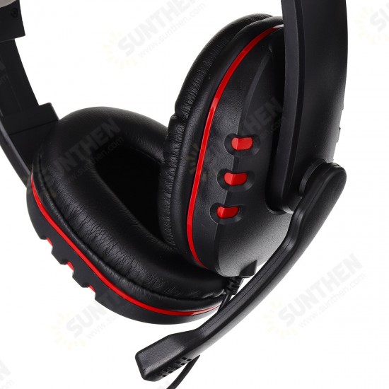 Portable Gaming Headset 3.5mm Stereo Surround Gamer Wired Headphone With Mic for PC Computer PS4 Xbox Portable Gaming Headset 3.5mm Stereo Surround Gamer Wired Headphone With Mic for PC Computer PS4 Xbox