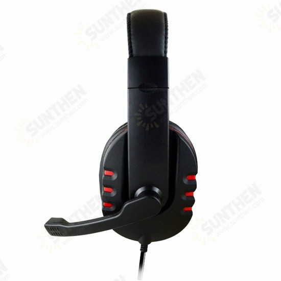 Portable Gaming Headset 3.5mm Stereo Surround Gamer Wired Headphone With Mic for PC Computer PS4 Xbox Portable Gaming Headset 3.5mm Stereo Surround Gamer Wired Headphone With Mic for PC Computer PS4 Xbox