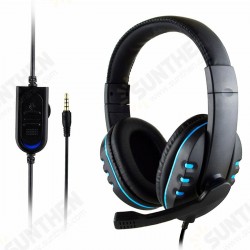 Portable Gaming Headset 3.5mm Stereo Surround Gamer Wired Headphone With Mic for PC Computer PS4 Xbox Portable Gaming Headset 3.5mm Stereo Surround Gamer Wired Headphone With Mic for PC Computer PS4 Xbox