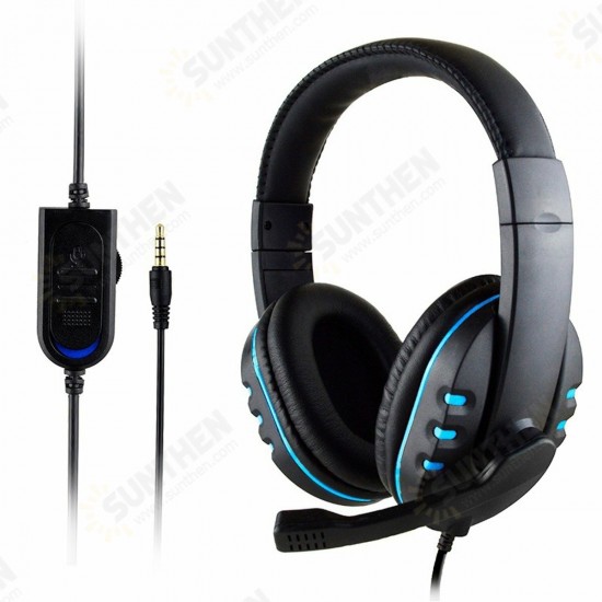 Portable Gaming Headset 3.5mm Stereo Surround Gamer Wired Headphone With Mic for PC Computer PS4 Xbox