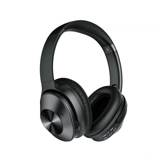 RB-600HB ANC Active Noise Canceling Wireless bluetooth 5.0 Headphone HiFi Stereo Earphones with Mic