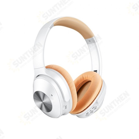 RB-600HB ANC Active Noise Canceling Wireless bluetooth 5.0 Headphone HiFi Stereo Earphones with Mic