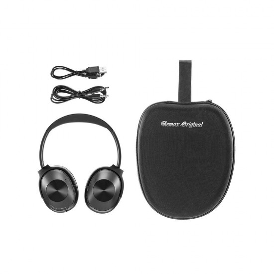 RB-600HB ANC Active Noise Canceling Wireless bluetooth 5.0 Headphone HiFi Stereo Earphones with Mic